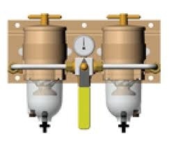 Conjunto de separador de agua y combustible RACOR 75500FGX