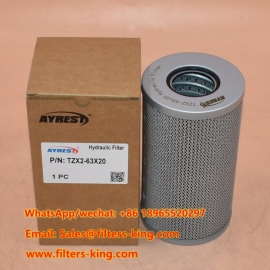 Filtro hidráulico TZX2-63X20