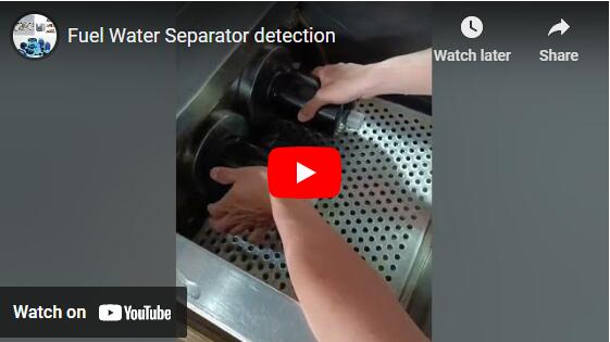 Detección del separador de agua y combustible